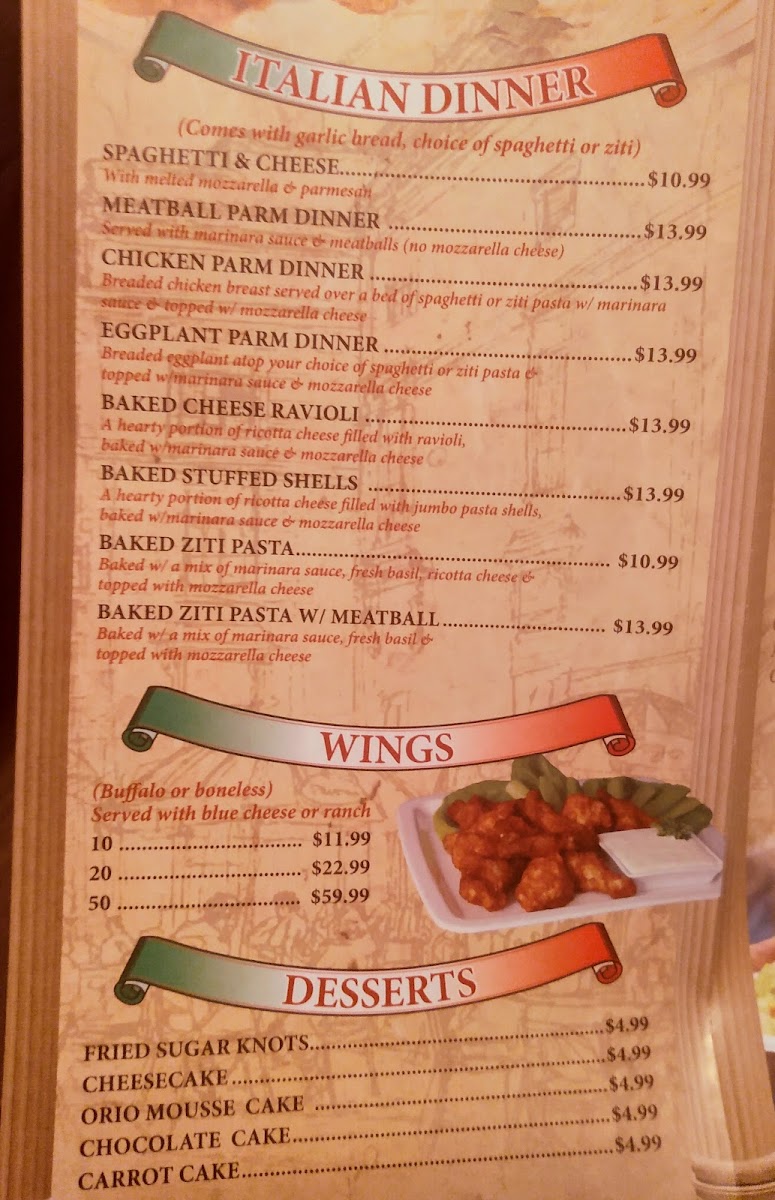 Menu Cusatos Pizzeria And Deli Of Ballston Spa-3