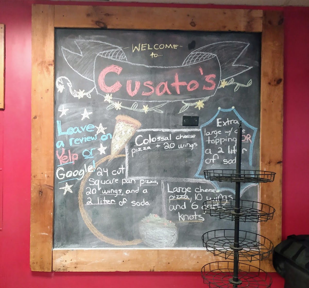 Menu Cusatos Pizzeria And Deli Of Ballston Spa-9